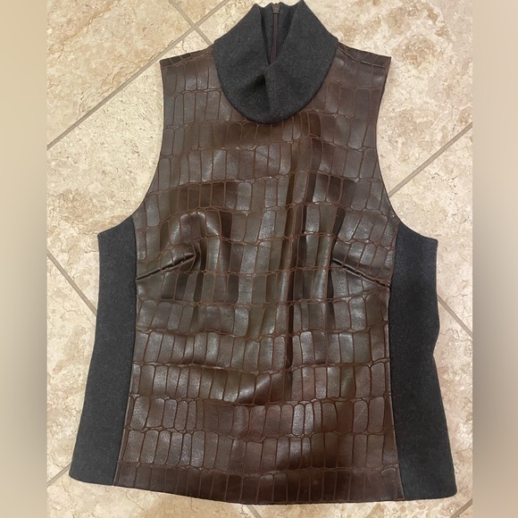 Vintage Jonathan Simkhai Giraffe Print Top - Picture 1 of 4